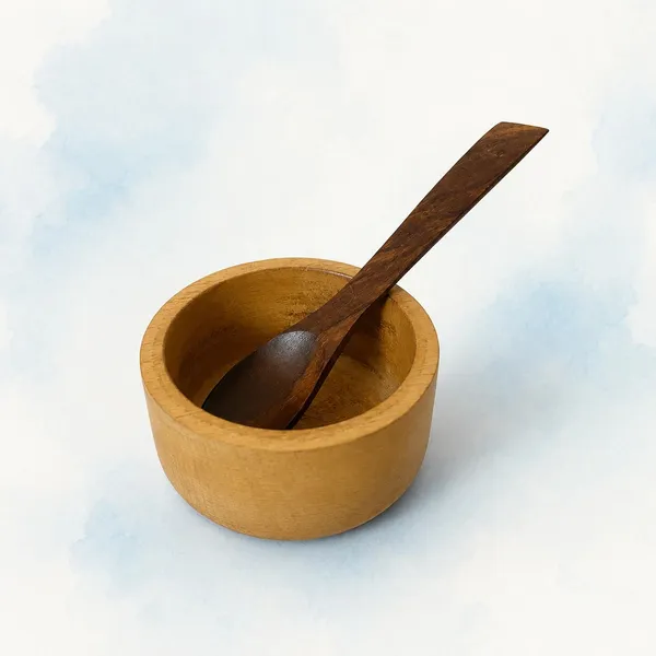 Wooden_Natural_Finish_Bowl_And_Spoon_Set