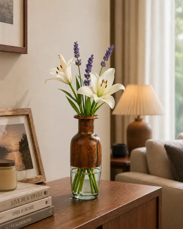 Wood_And_Glass_Tulip_Flower_Vase