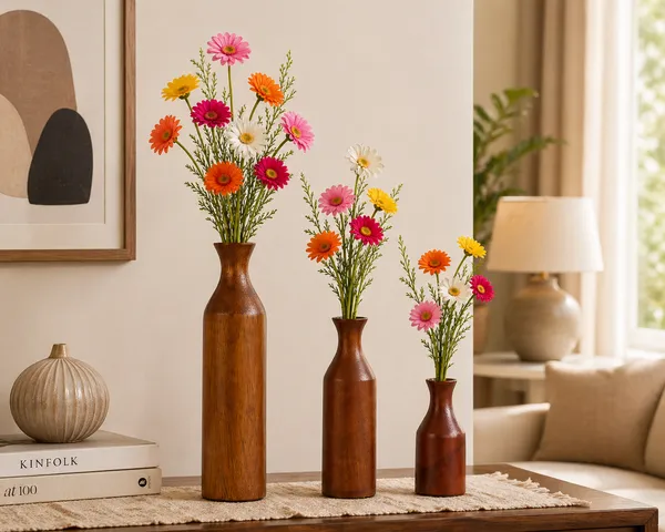 Sheesham_Wood_Rustic_Brown_Set_Of_3_Flower_Vases