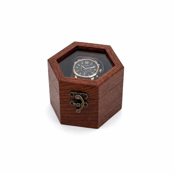 Brown_Rosewood_Glass_Top_Hexagonal_Watch_Box