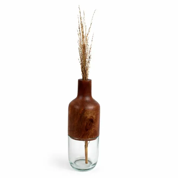 Wood_Natural_Finish_Tabletop_Vase