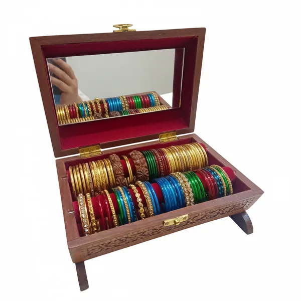 Wooden_Carved_Bangle_Organizer_Jewelry_Box