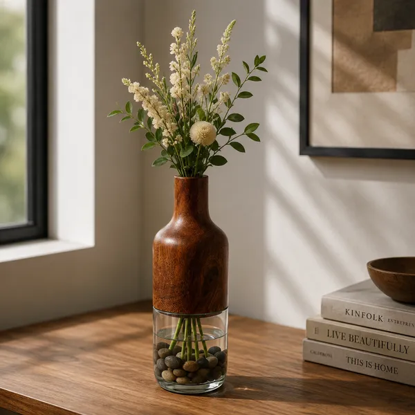 Wood_And_Glass_Contemporary_Decorative_Vase
