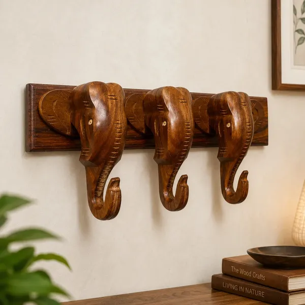 Wooden_Carved_Elephant_Wall_Mounted_Hook_Rack