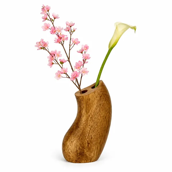 Wooden_Organic_Shape_Decorative_Vase