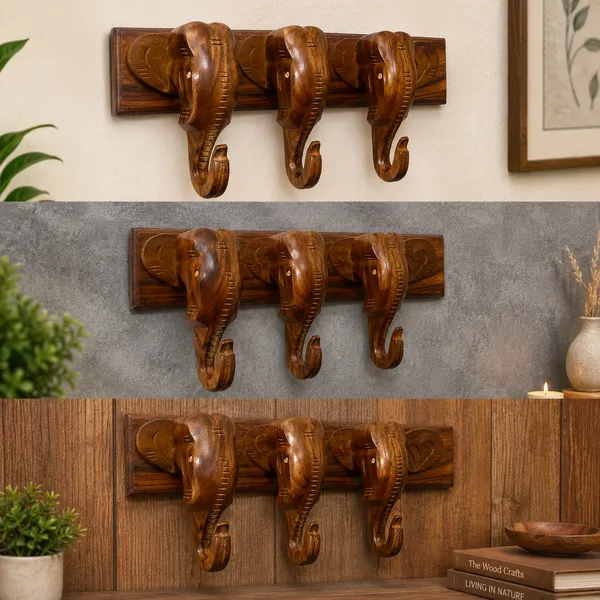 Wooden_Elephant_Carved_Wall_Mounted_Hook_Rack