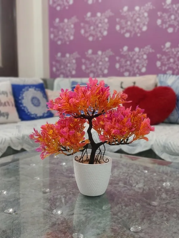 Plastic_Decor_Orange_Bonsai_Artificial_Plant_With_Pot_Pack_Of_2