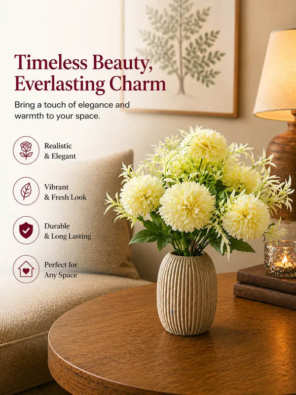 Plastic_Decor_White_Green_Chrysanthemum_Artificial_Flower_Bouquet_Pack_Of_2