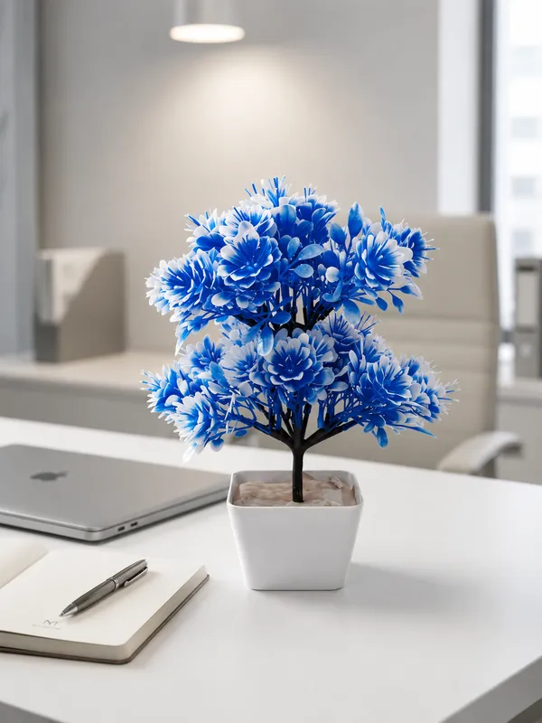Plastic_Decor_Blue_Floral_Bonsai_Artificial_Plant_With_Pot_Pack_Of_2