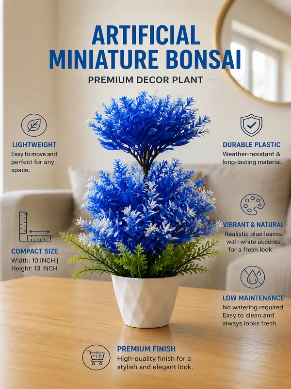 Plastic_Decor_Blue_Miniature_Bonsai_Artificial_Plant