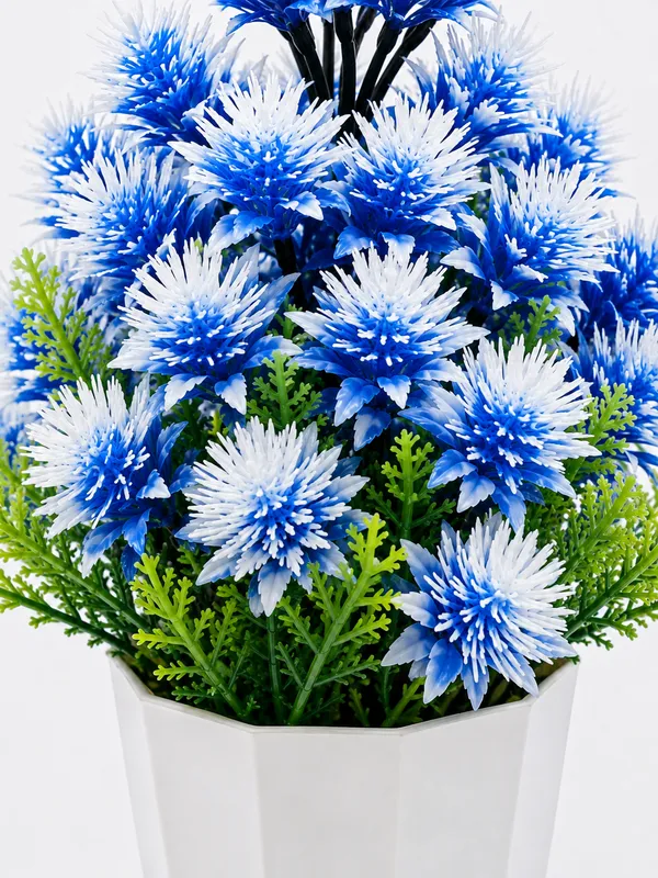 Plastic_Decor_Blue_White_Floral_Potted_Artificial_Plant