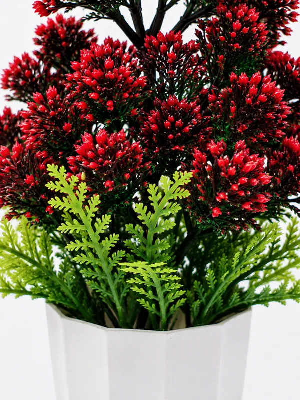 Plastic_Decor_Red_Green_Topiary_Potted_Artificial_Plant