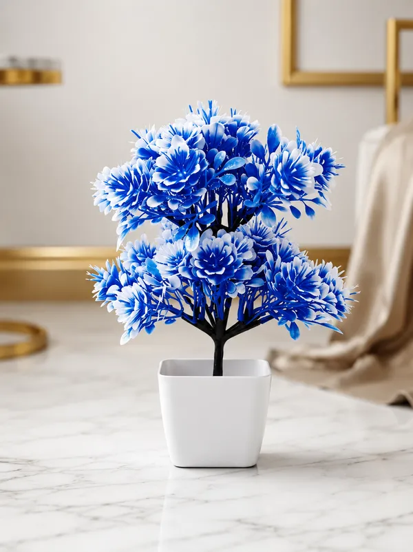Plastic_Decor_Blue_Floral_Bonsai_Artificial_Plant_With_Pot_Pack_Of_2