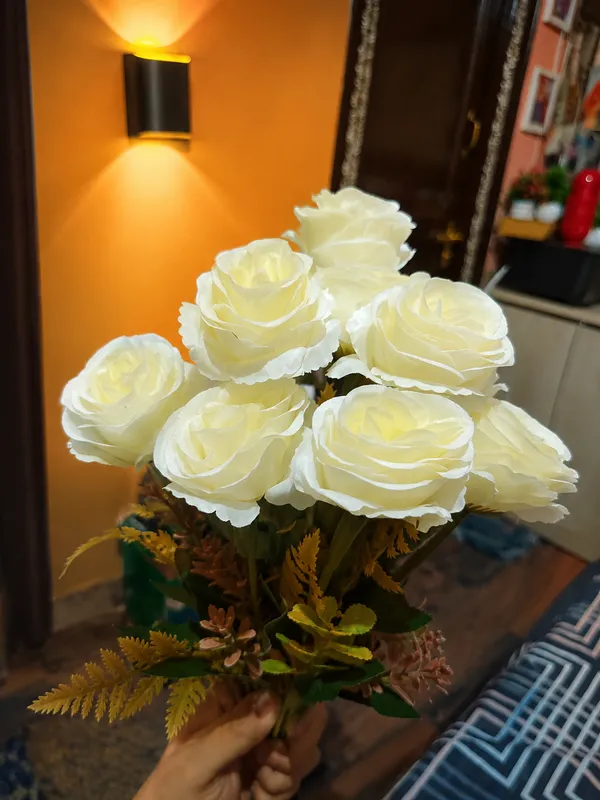 Plastic_Decor_White_Rose_Floral_Artificial_Plant_Pack_Of_2