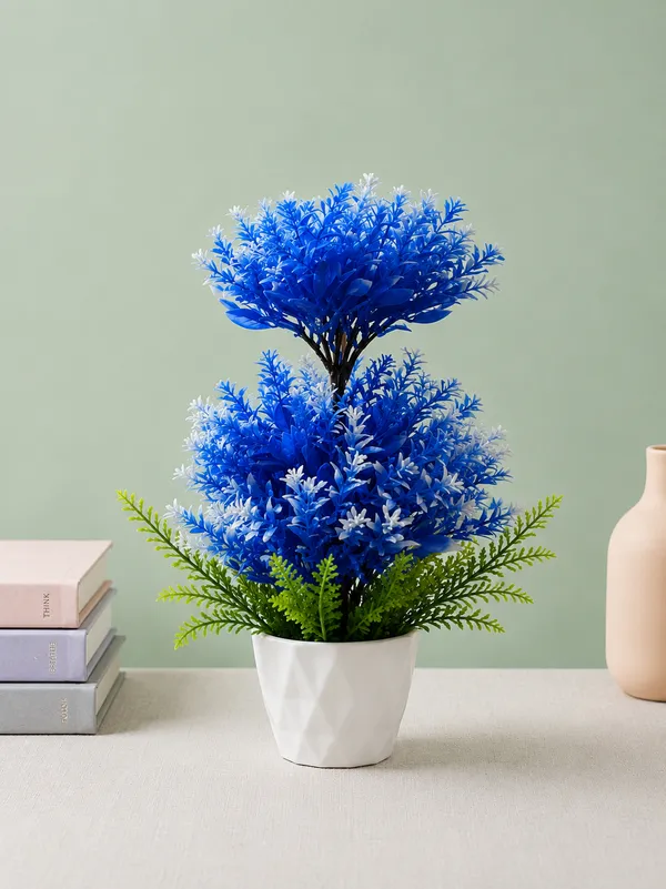 Plastic_Decor_Blue_Miniature_Bonsai_Artificial_Plant