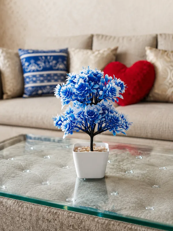 Plastic_Decor_Blue_Floral_Bonsai_Artificial_Plant_With_Pot_Pack_Of_2