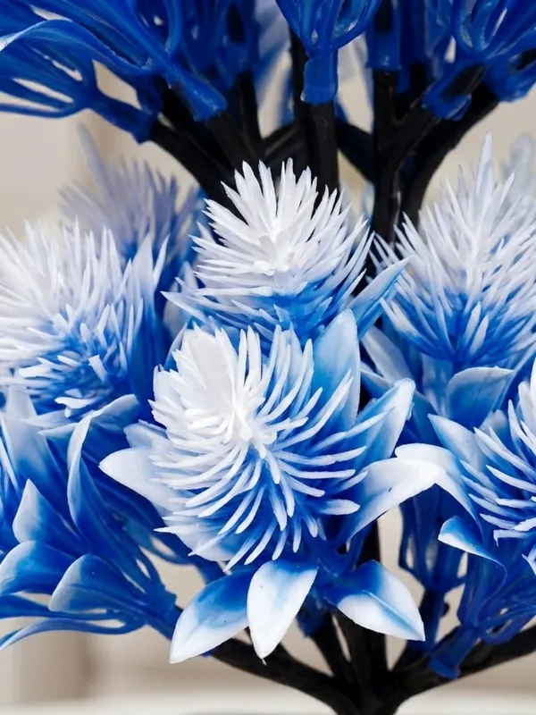 Plastic_Decor_Blue_White_Floral_Arrangement_Artificial_Plant_With_Pot_Pack_Of_2
