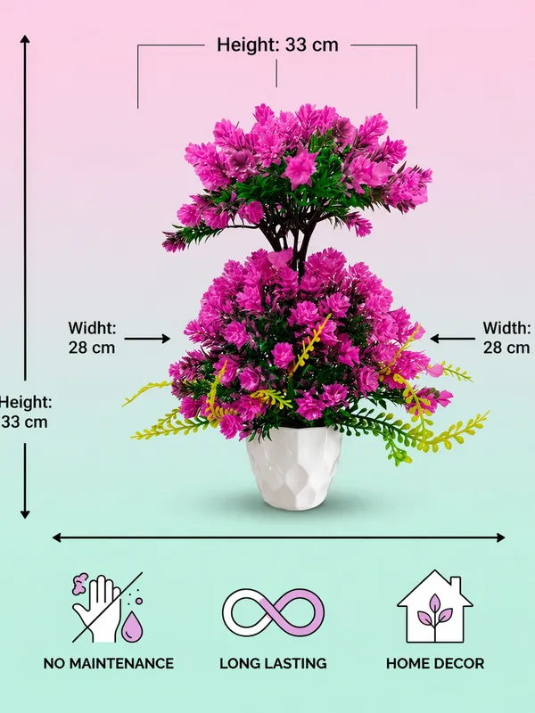 Plastic_Decor_Pink_Floral_Arrangement_Artificial_Plant_With_Pot