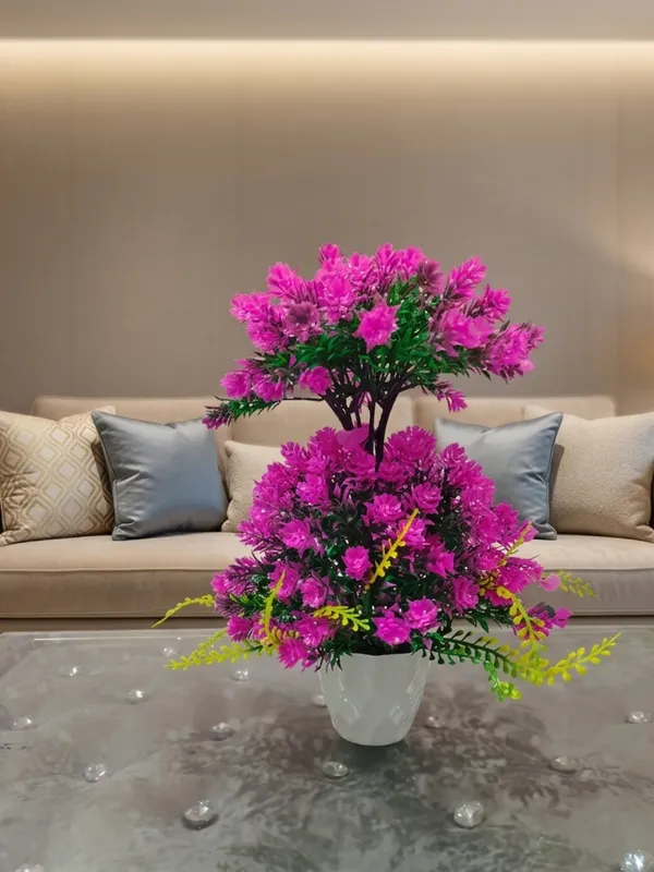 Plastic_Decor_Pink_Floral_Arrangement_Artificial_Plant_With_Pot