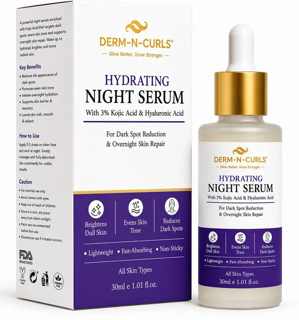 Derm_n_Curls_Hydrating_Overnight_Serum_with_3%_Kojic_for_Dark_Spots,_Pigmentation_&_Skin_Repair_(30_ml)