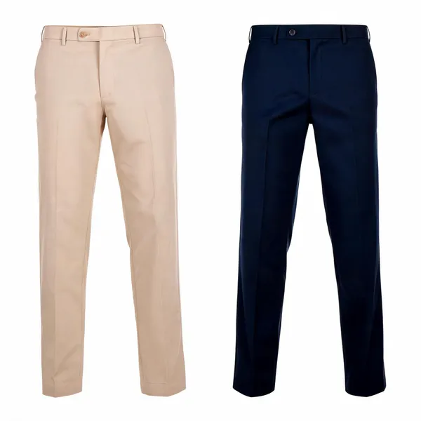 Off_White_&_Dark_Navy_Blue_Formal_Pants_Duo_For_Men