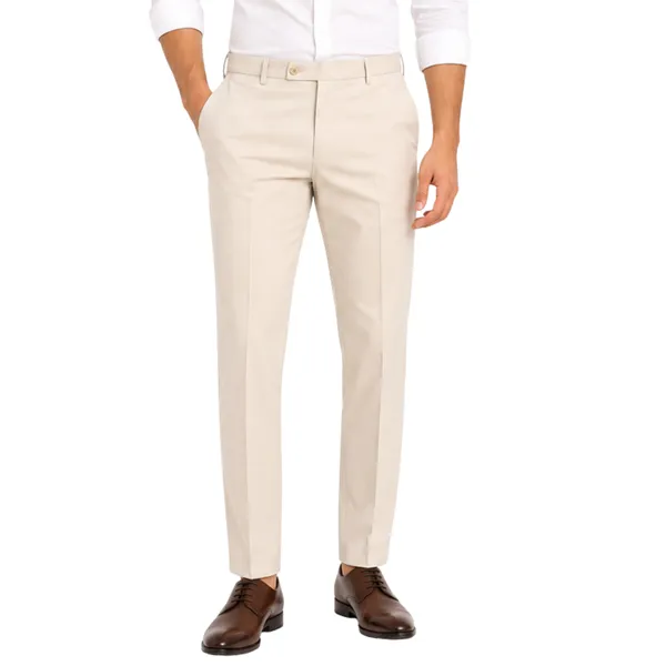 Off_White_Cotton_Blend_Formal_Pants