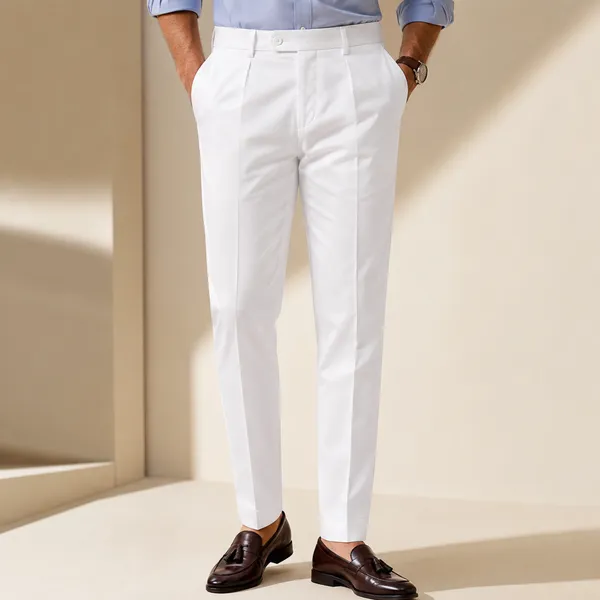 White_Cotton_Blend_Formal_Pants