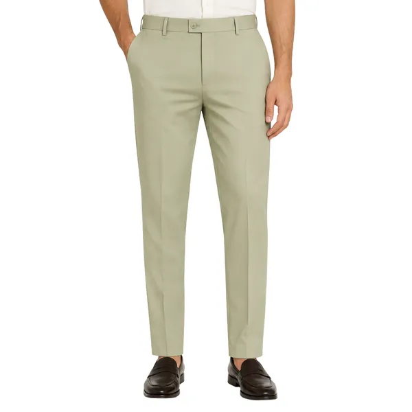 Light_Olive_Green_Fancy_Lycra_Formal_Pants