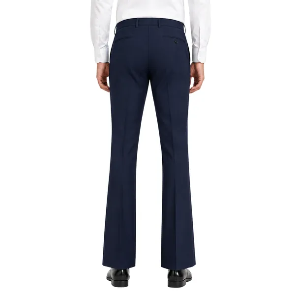 Dark_Blue_Lycra_Press_Coat_Bootcut_Pants