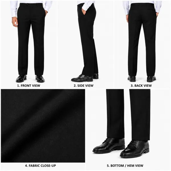 Black_Lycra_Press_Coat_Bootcut_Pants