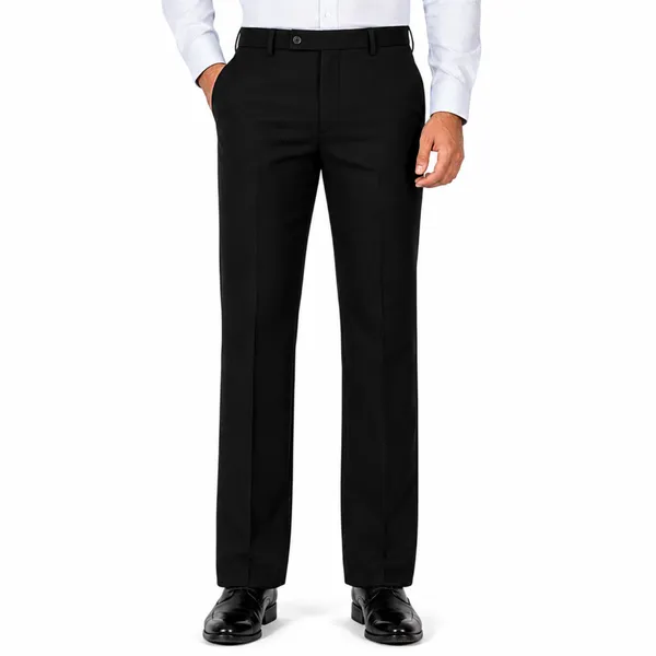Black_Lycra_Bootcut_Formal_Pants_For_Men
