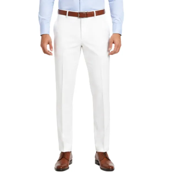 White_Polyester_Lycra_Straight_Fit_Formal_Pants_For_Men