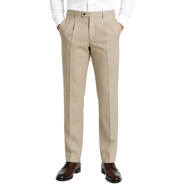 Beige_Polyester_Lycra_Straight_Fit_Formal_Pants_For_Men