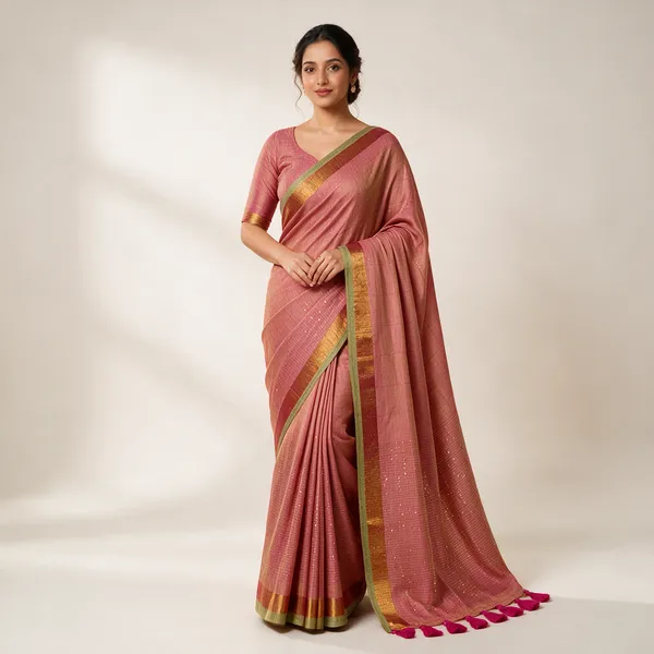 Pink_Mul_Cotton_Sequin_Woven_Traditional_Saree_For_Women