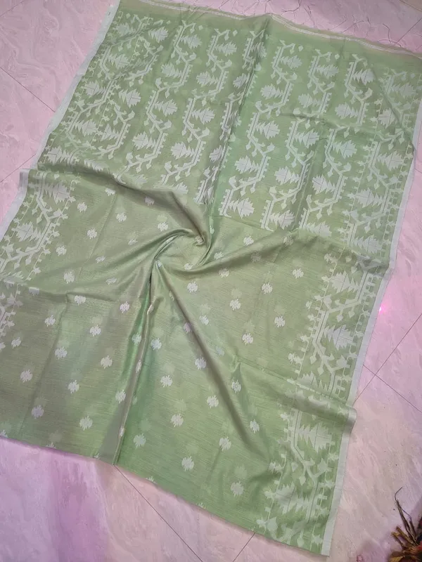 Light_Green_Woven_Pattern_Saree_for_Women