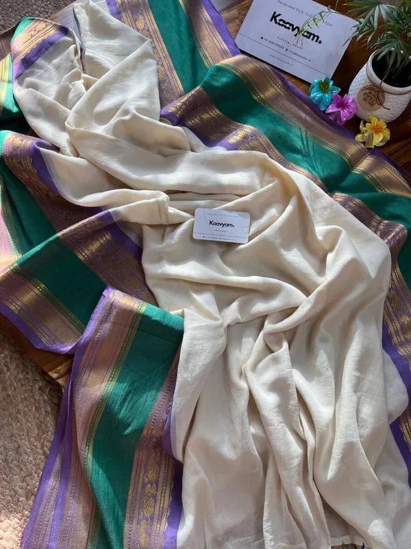 Cream_Traditional_Saree_for_Women