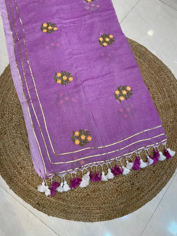Purple_Floral_Border_Saree_for_Women