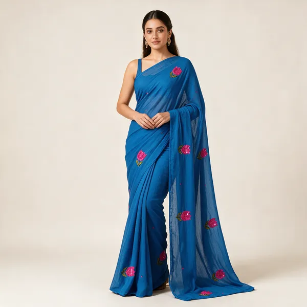 Blue_Mul_Cotton_Embroidery_Floral_Unstitched_Fabric_For_Women