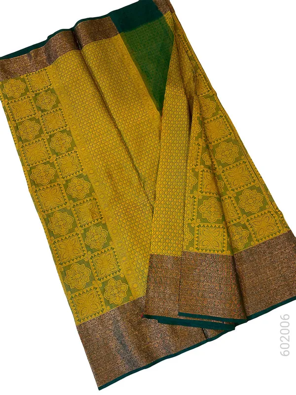Mustard_Woven_Traditional_Cotton_Silk_Saree