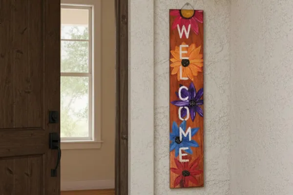 Welcome_Hanging_Wooden_Wall_Decor_for_Main_Door_Entrance_|_Hand_Painted_Rustic_Welcome_Sign_|_Decorative_Wall_Hanging_for_Home,_Living_Room,_Entryway,_Porch_&_Farmhouse_|_26_x_6_Inches