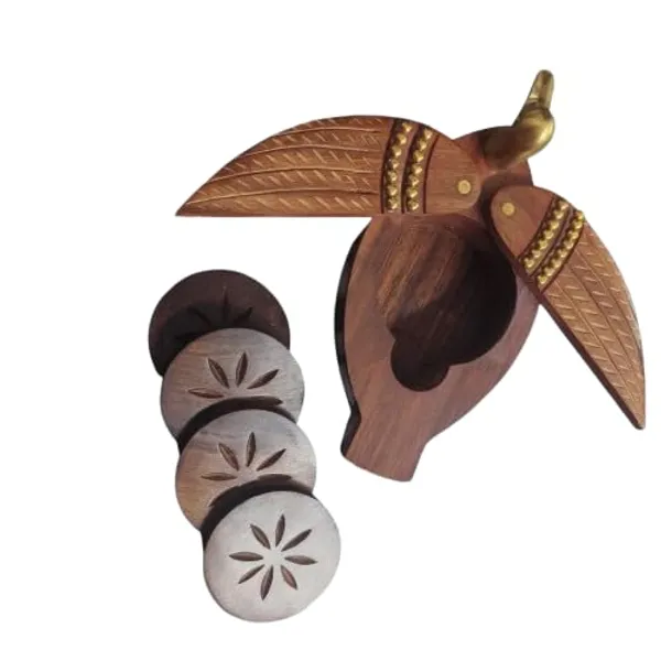 Wooden_Duck_Tea_Coaster_||_Set_Of_6_Coasters