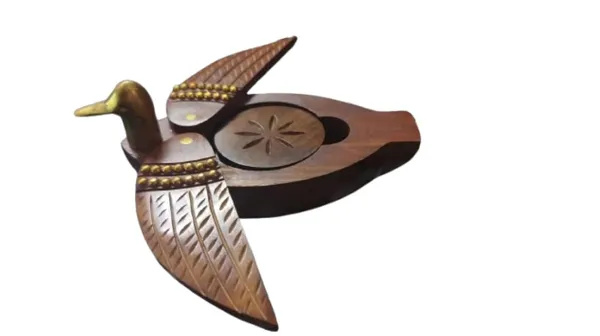 Wooden_Duck_Tea_Coaster_||_Set_Of_6_Coasters