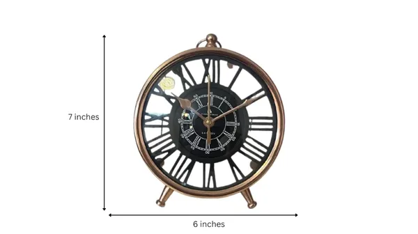 Vintage_Table_Alarm_with_Roman_Numerals_|_Battery_Operated_Analog_Timepiece_for_Living_Room,_Bedroom_&_Office_Desk_|_Classic_Decorative_Tabletop_Decor_|_Rose_Gold_&_Black