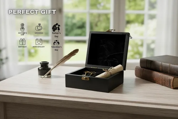 Wooden_Storage_Box_with_Gold_Metal_Latch_|_Natural_Pine_Square_Keepsake_Box_for_Jewelry_Storage,_Gift_Packaging_&_Home_Organization