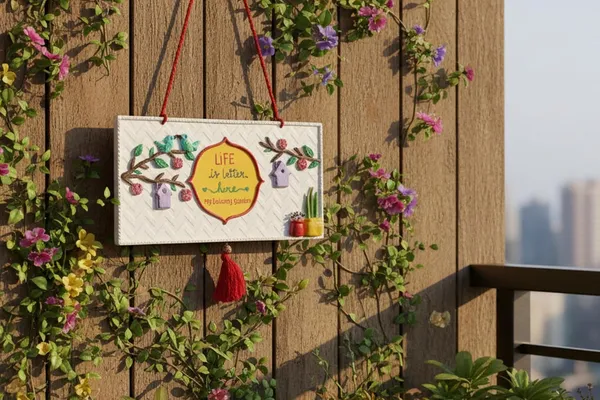 Wooden_Wall_Hanging_for_Balcony_Garden_Decor_|_Handcrafted_Clay_&_Wood_Wall_Hanging_with_"Life_is_Better_Here"_Quote_|_Balcony_Decoration_Items_for_Wall,_Terrace,_Patio,_Garden,_Verandah_&_Outdoor_Home_Decor