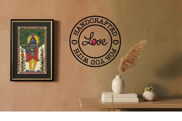 Madhubani_Krishna_Art_Framed_Painting_For_Home,_Office,_Hotel,Shop_Etc.