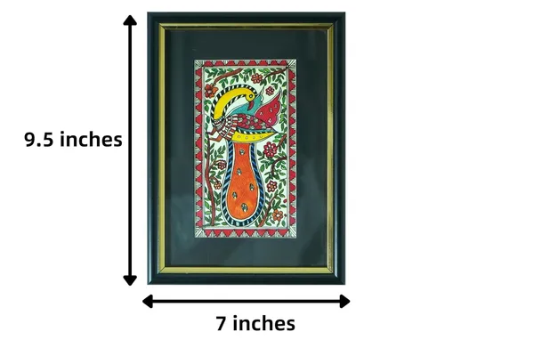 Peacock_Madhubani_Art_Framed_Painting_For_Home,_Office,_Hotel,Shop_etc._|_Madhubani_Wall_Art_for_Lovers_of_Paintings_Beautiful_Peacock_Handmade_Wall_Painting