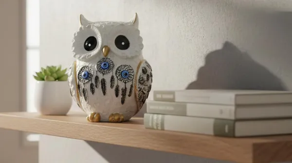 White_Owl_Statue_for_Good_Luck_|_Resin_Owl_Statue_for_Vastu_&_Home_Decor|Lucky_Owl_Showpiece_for_Living_Room,Office_Desk_&_Table_Decor|Spiritual_Gift_for_Housewarming,Diwali_&_Corporate_Gifting_|_5_Inch
