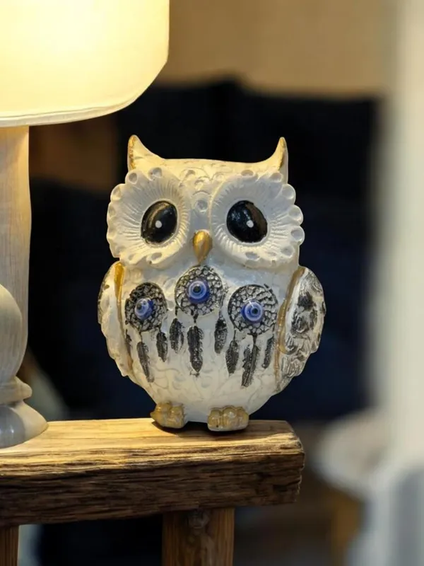 White_Owl_Statue_for_Good_Luck_|_Resin_Owl_Statue_for_Vastu_&_Home_Decor|Lucky_Owl_Showpiece_for_Living_Room,Office_Desk_&_Table_Decor|Spiritual_Gift_for_Housewarming,Diwali_&_Corporate_Gifting_|_5_Inch