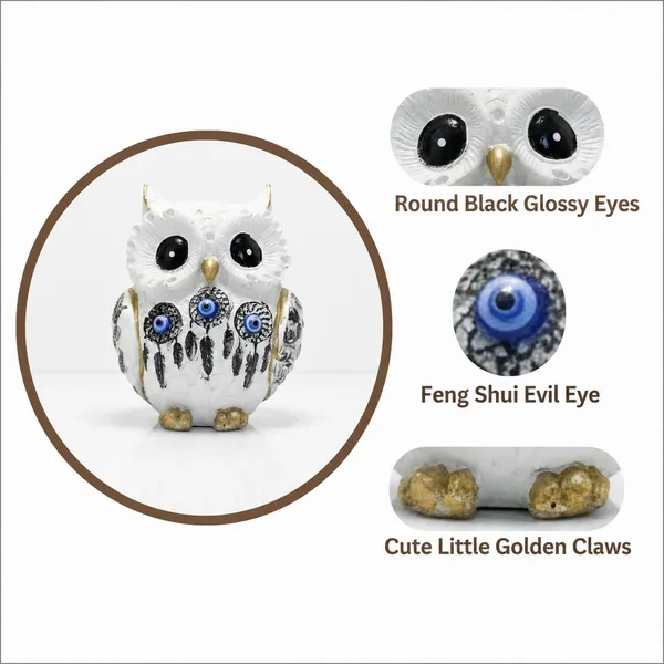 White_Owl_Statue_for_Good_Luck_|_Resin_Owl_Statue_for_Vastu_&_Home_Decor|Lucky_Owl_Showpiece_for_Living_Room,Office_Desk_&_Table_Decor|Spiritual_Gift_for_Housewarming,Diwali_&_Corporate_Gifting_|_5_Inch